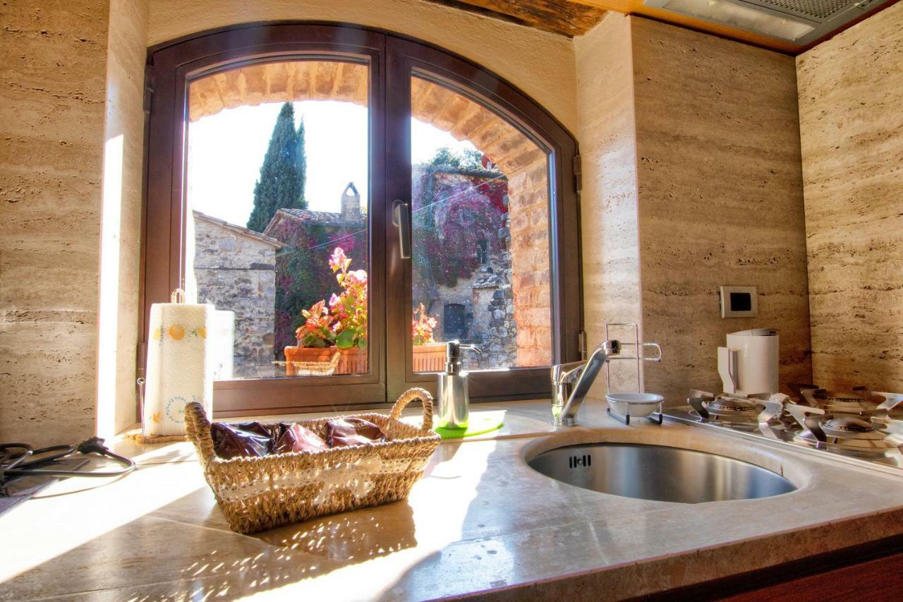 Appartamento Larocchettina Castiglione dʼOrcia Esterno foto
